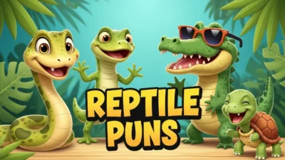 Reptile Puns