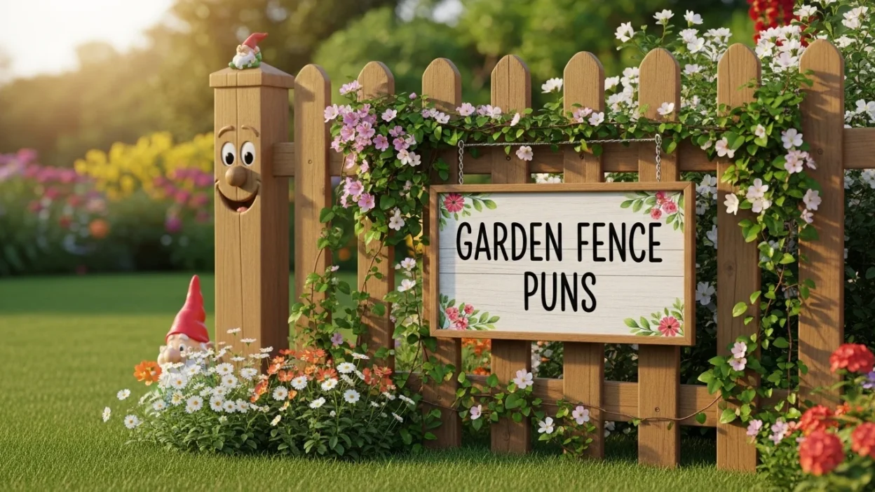 Garden Fence Puns