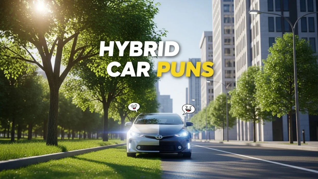 Hybrid Car Puns