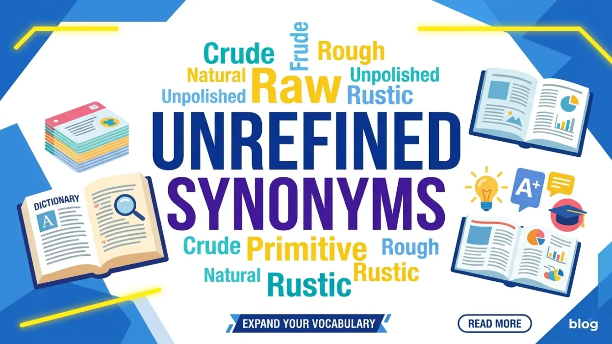 Unrefined Synonyms