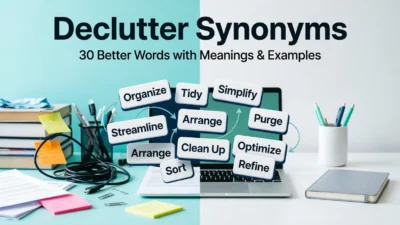 Declutter Synonyms