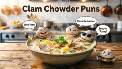 Clam Chowder Puns